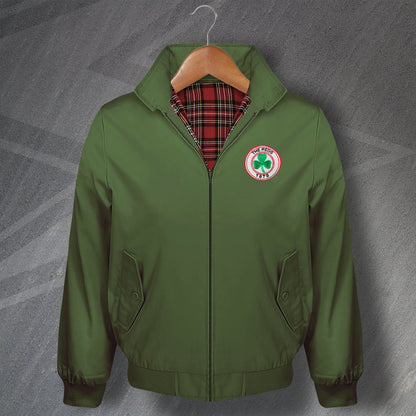 Retro Cliftonville Football Harrington Jacket