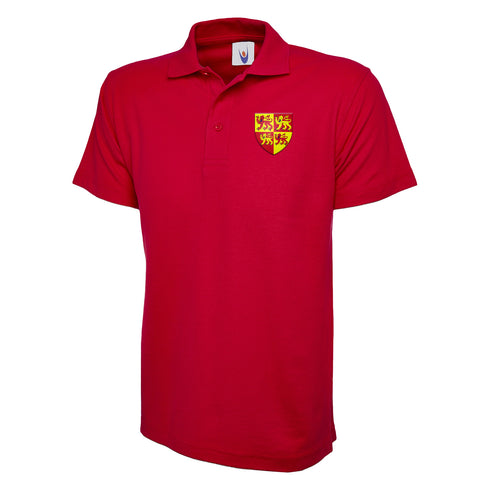 Coat of Arms of Wales Embroidered Classic Polo Shirt