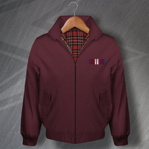 Diamond Jubilee Medal Ribbon Embroidered Harrington Jacket