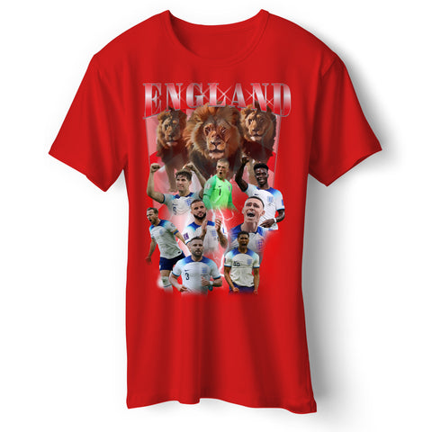 England Bootleg Football T-Shirt