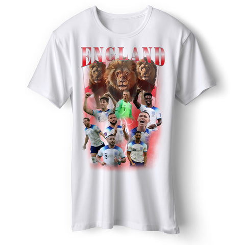 England Bootleg Football T-Shirt