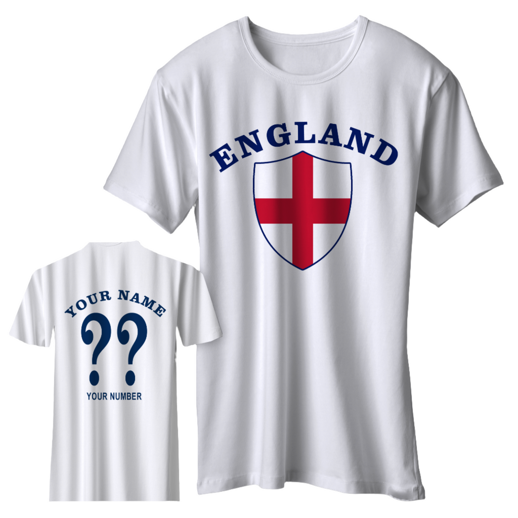 Personalised England Football Shirt