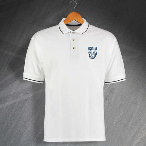 Grrvana Embroidered Contrast Polo Shirt