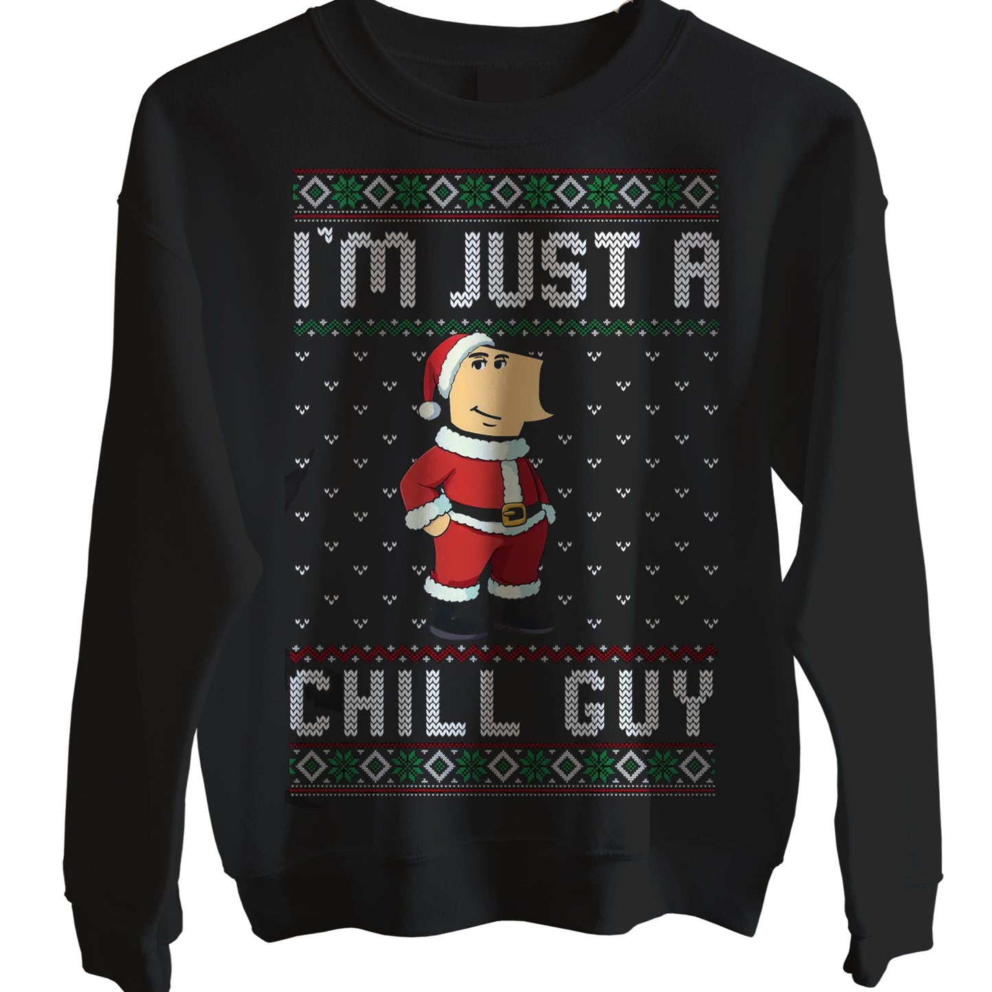 I'm Just a Chill Guy Meme Christmas Jumper