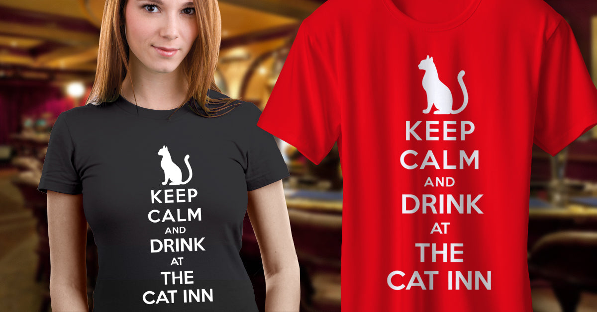 The Cat Inn Enviille Pub T-Shirt