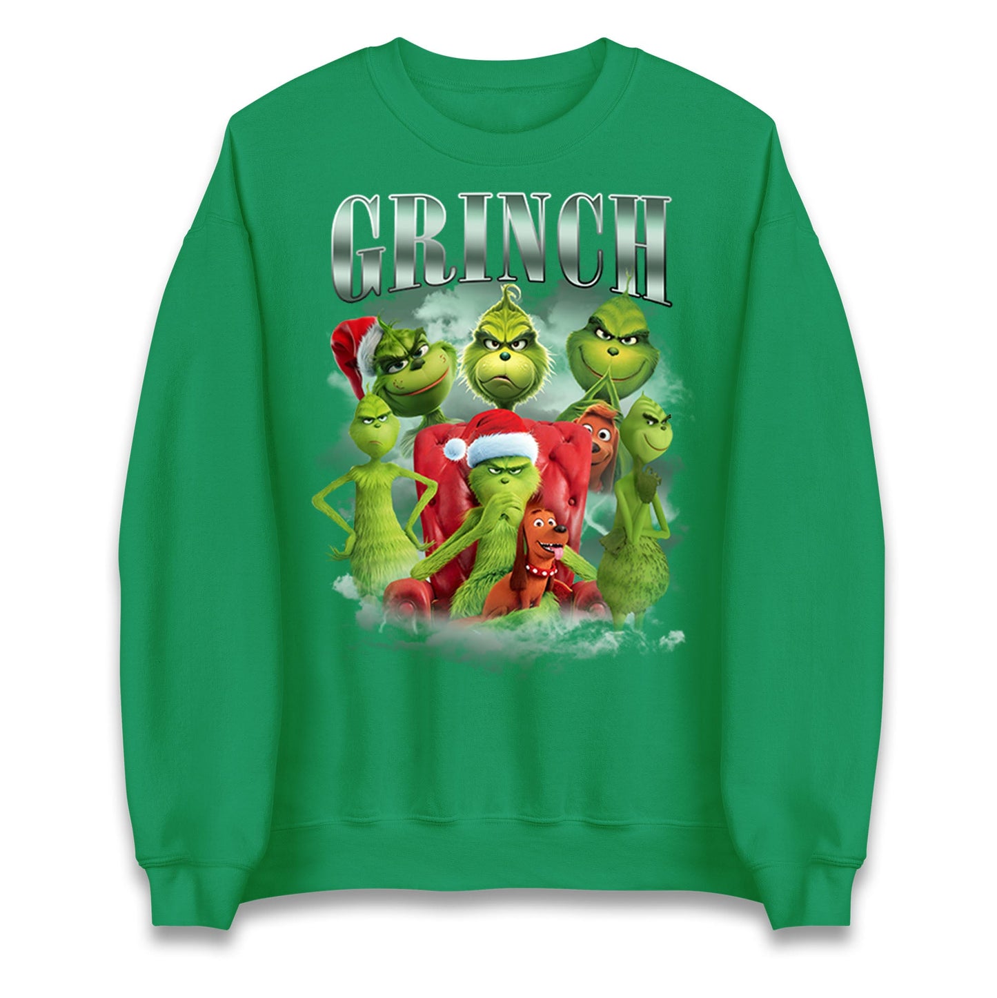 The Grinch Bootleg Christmas Jumper Mens