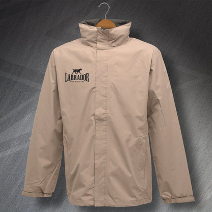 Personalised It's a Way of Life Embroidered Waterproof Jacket with any Dog Breed Name & Graphic