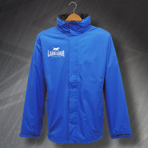 Personalised It's a Way of Life Embroidered Waterproof Jacket with any Dog Breed Name & Graphic