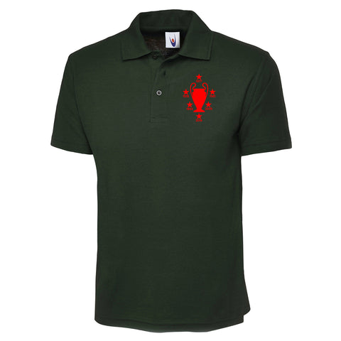 Liverpool 6 Time European Cup Champions Polo Shirt