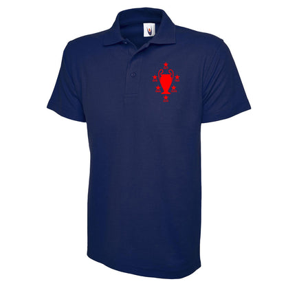 Liverpool 6 Time European Cup Champions Polo Shirt