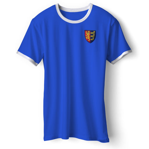 Retro Ipswich 1888 Embroidered Ringer Shirt