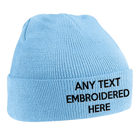 Personalised Beanie Hats UK