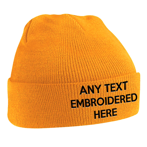 Personalised Beanie Hats UK