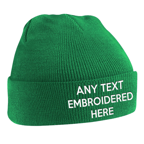 Personalised Beanie Hats UK