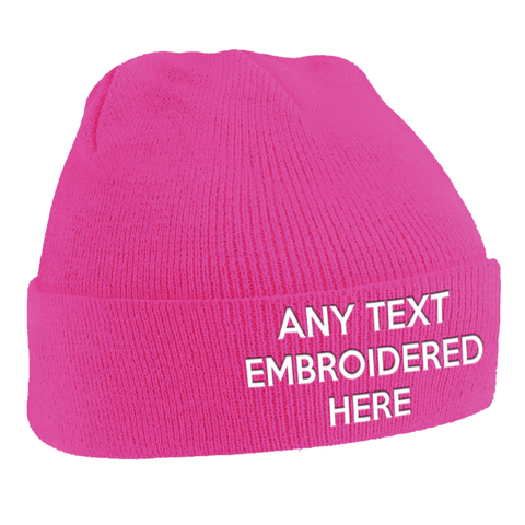 Personalised Beanie Hats UK