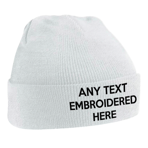 Personalised Beanie Hats UK