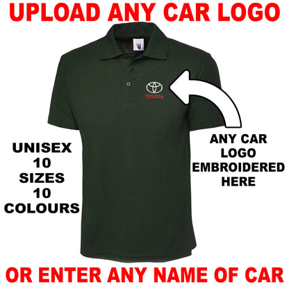 Personalised Car Polo Shirts UK