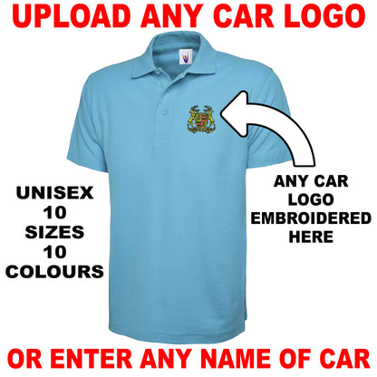 Personalised Car Polo Shirts UK