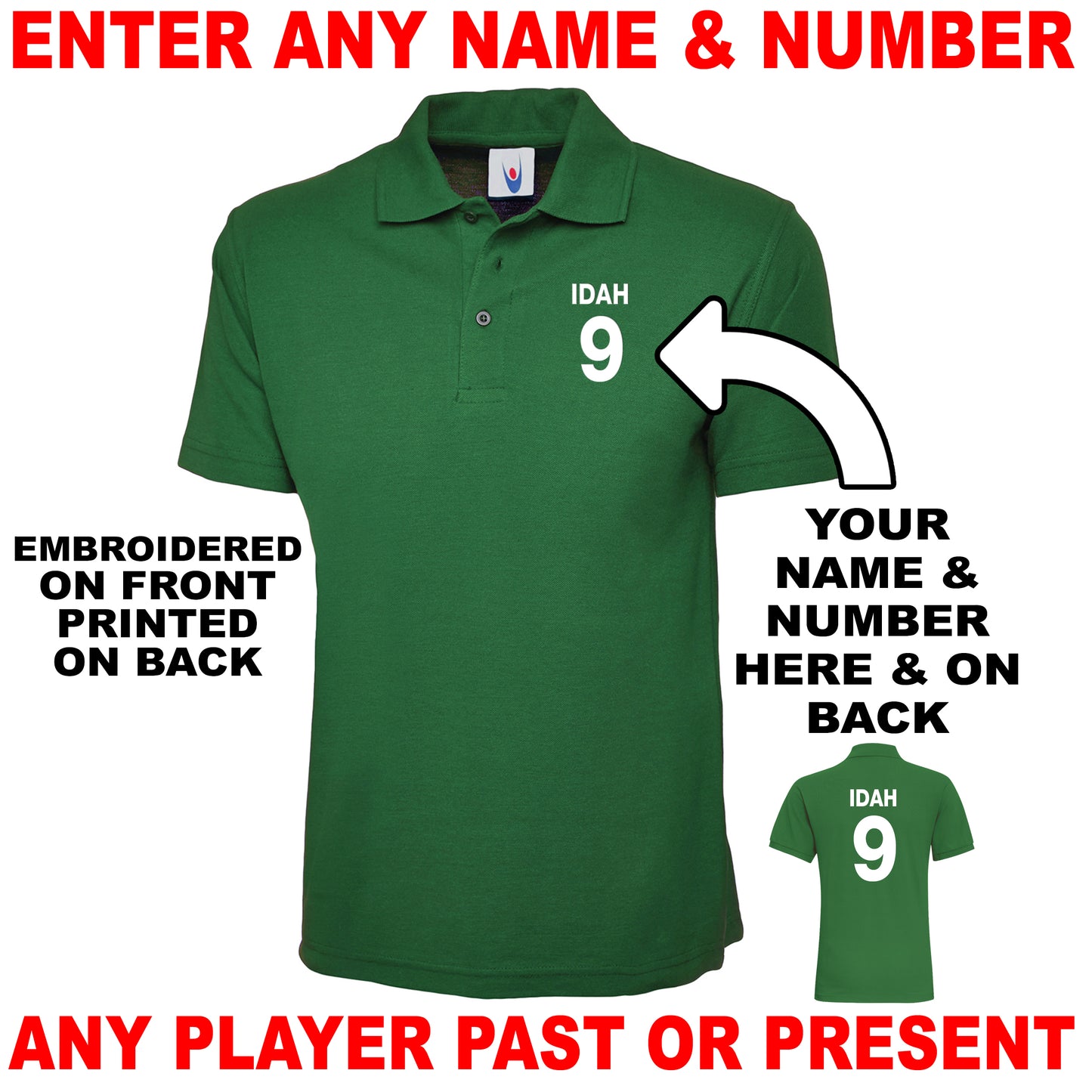 Personalised Celtic Polo Shirt