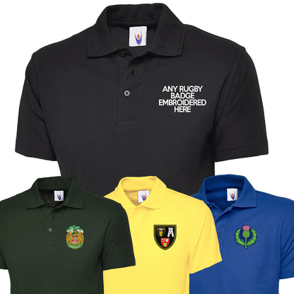 Personalised Rugby Polo Shirt