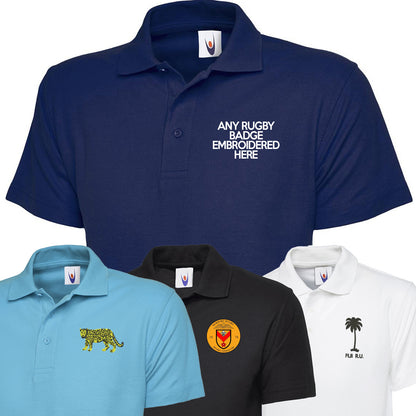 Personalised Rugby Polo Shirt