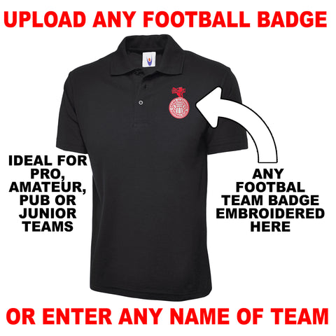 Personalised Football Logo Polo Shirt