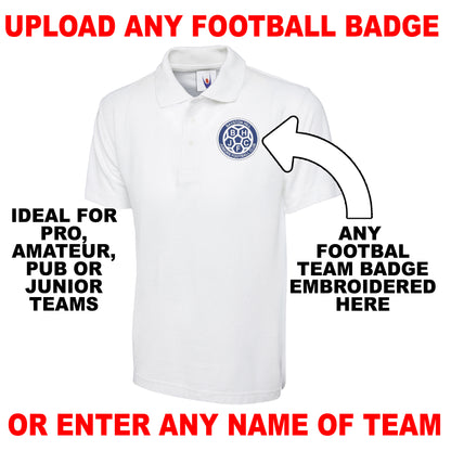 Personalised Football Logo Polo Shirt