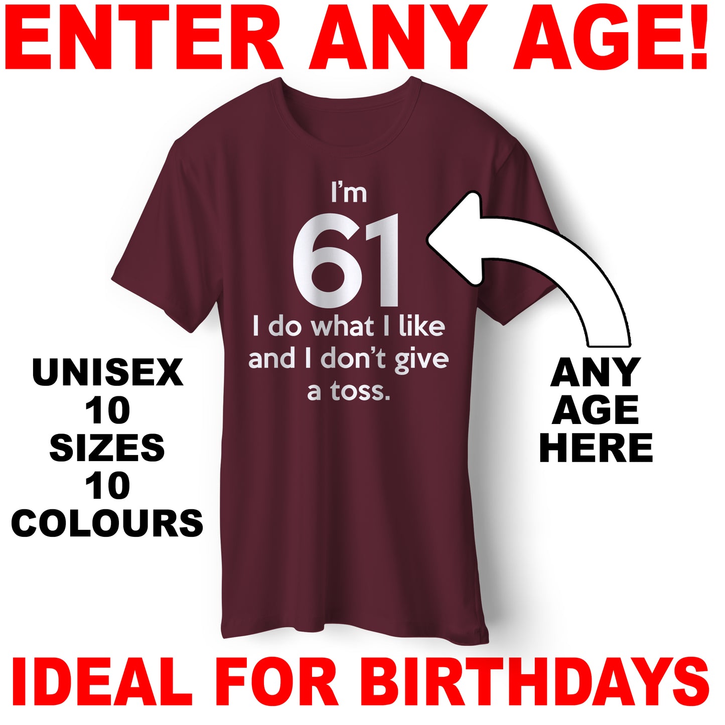 Personalised Birthday T-Shirt