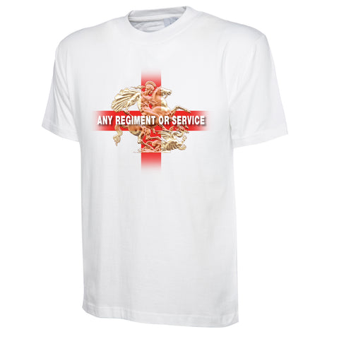 Personalised England Classic T-Shirt with any Regiment or Service