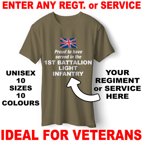 Personalised Military T-Shirt