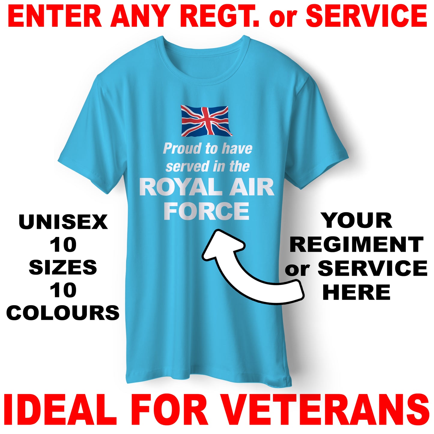 Personalised Military T-Shirt