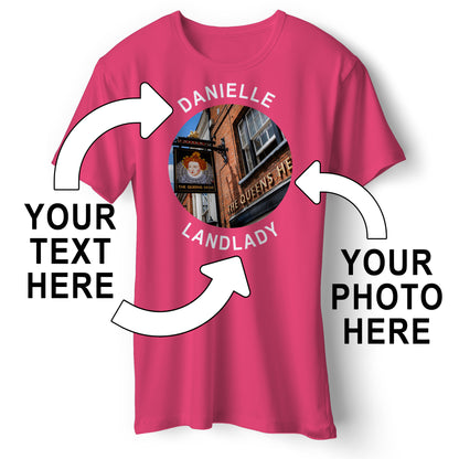 Personalised Pub T-Shirt with Photo & Text