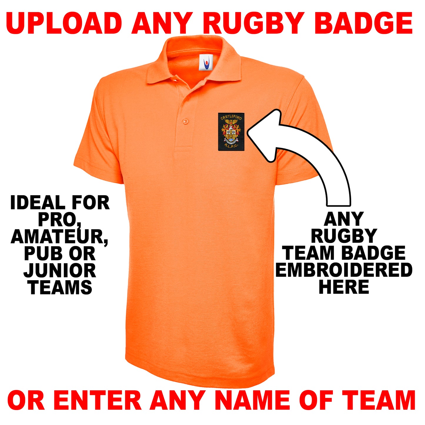 Custom Rugby Polo Shirt for Sale