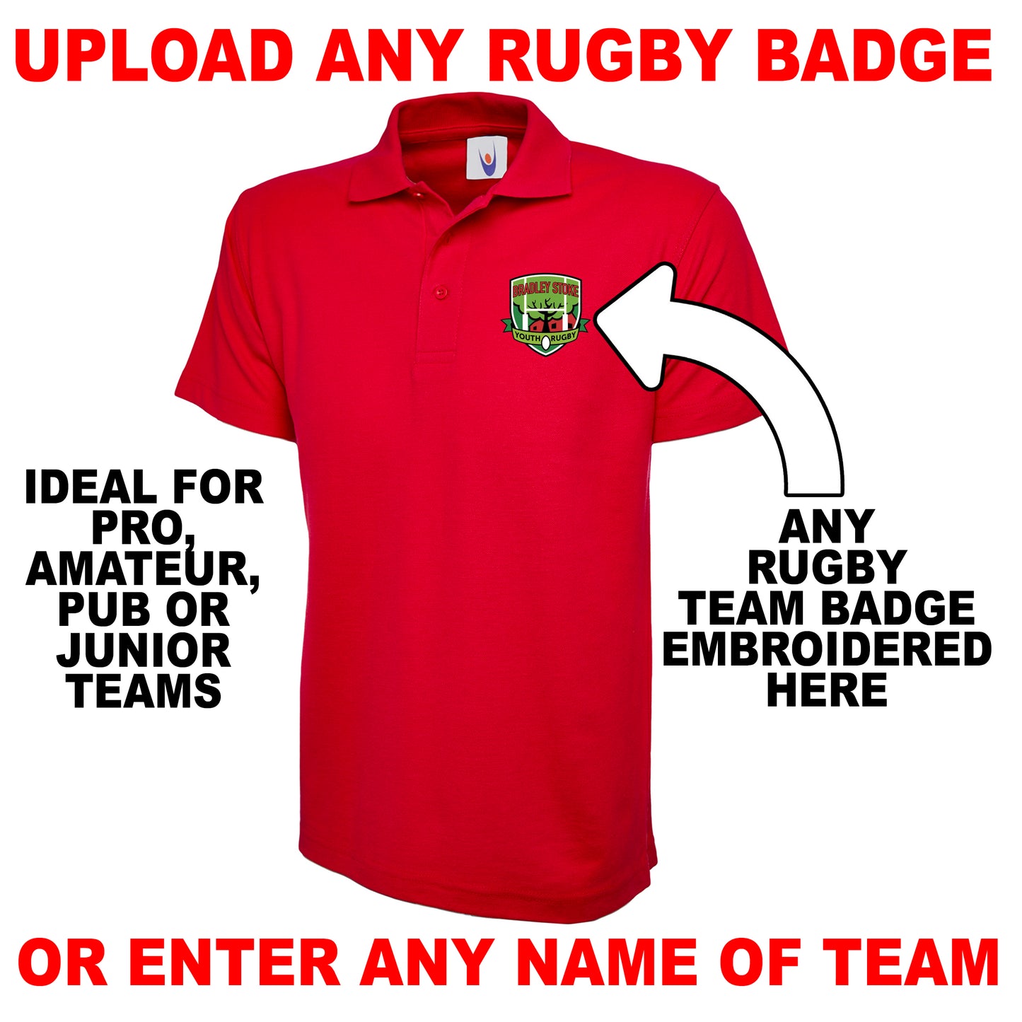 Custom Rugby Polo Shirt for Sale