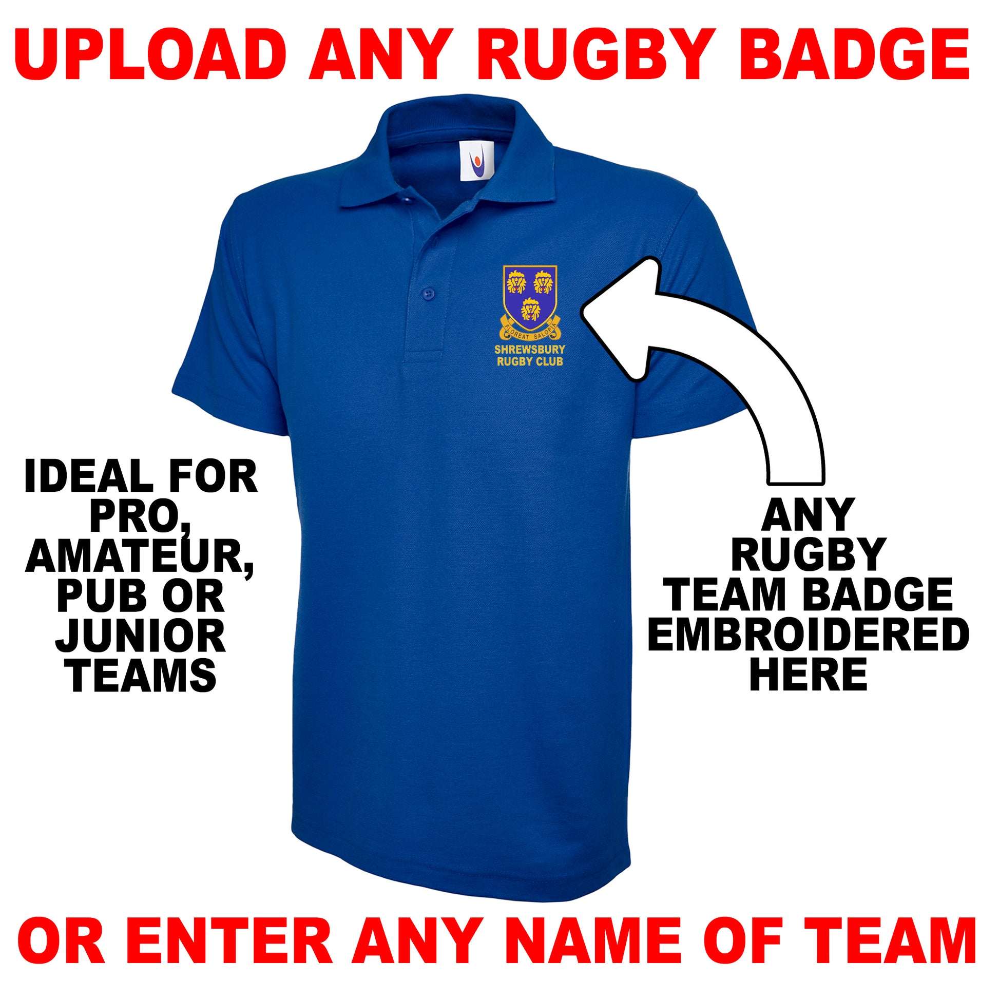 Custom Rugby Polo Shirt for Sale