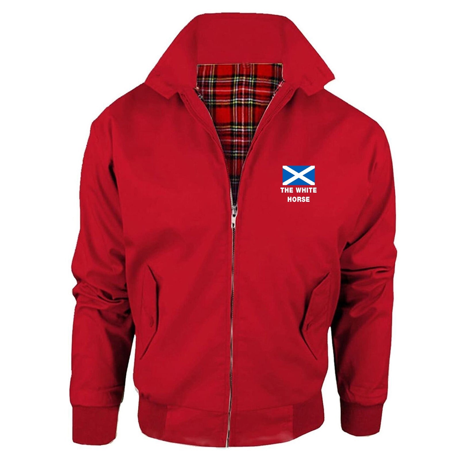 Personalised Scotland Flag Pub Harrington Jacket