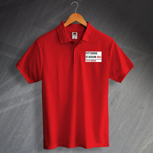 Pittodrie Stadium Polo Shirt