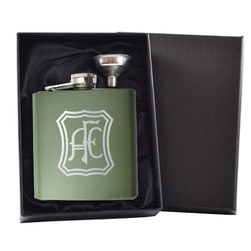 Retro Aberdeen 1963 Engraved 6oz Hip Flask