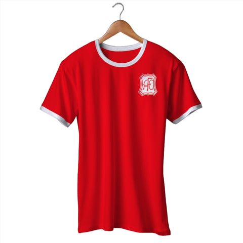 Retro Aberdeen 1963 Embroidered Ringer Shirt