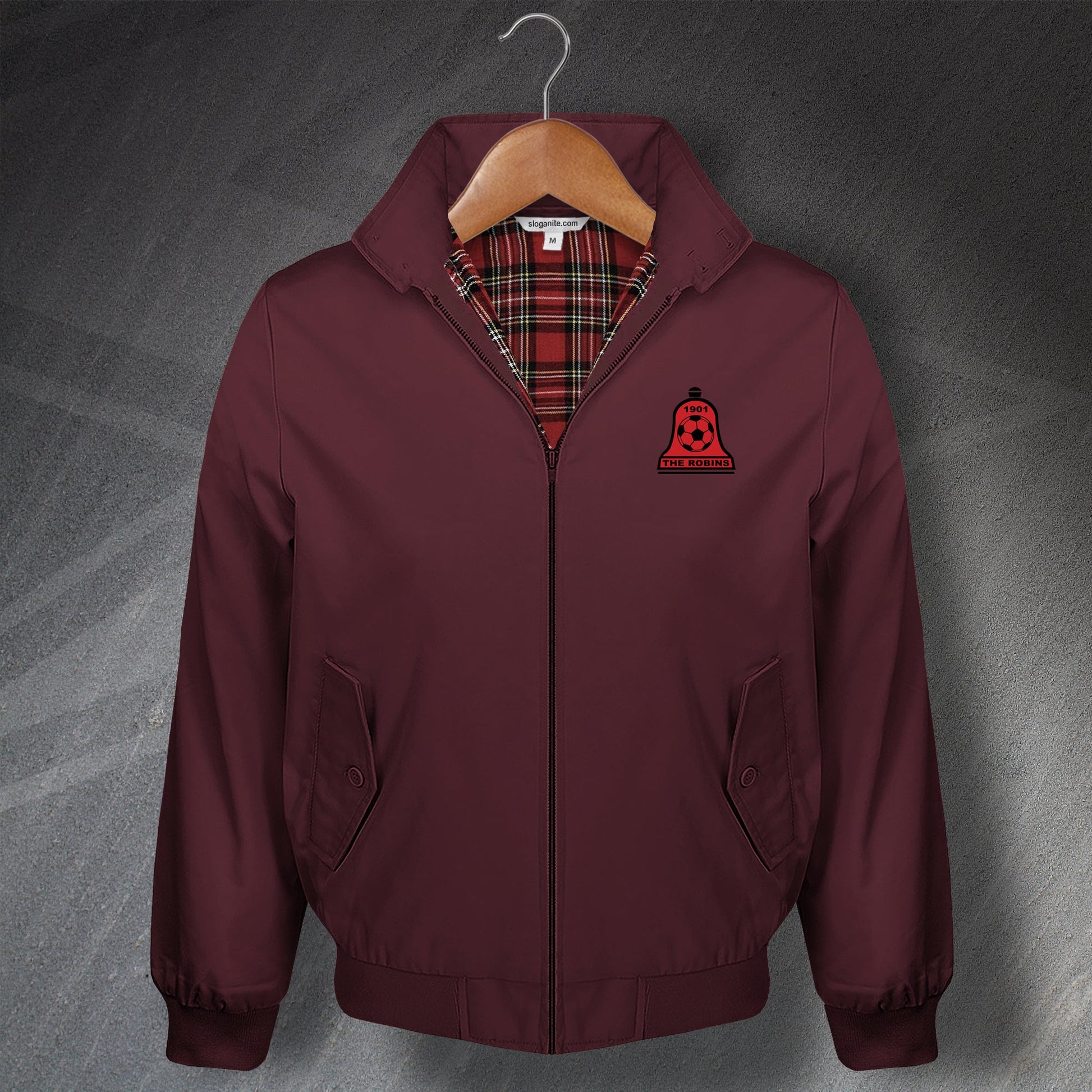 Retro Bosham Football Harrington Jacket