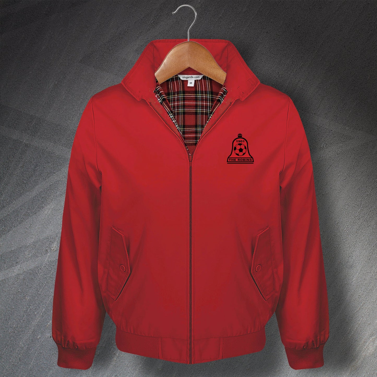 Retro Bosham Football Harrington Jacket