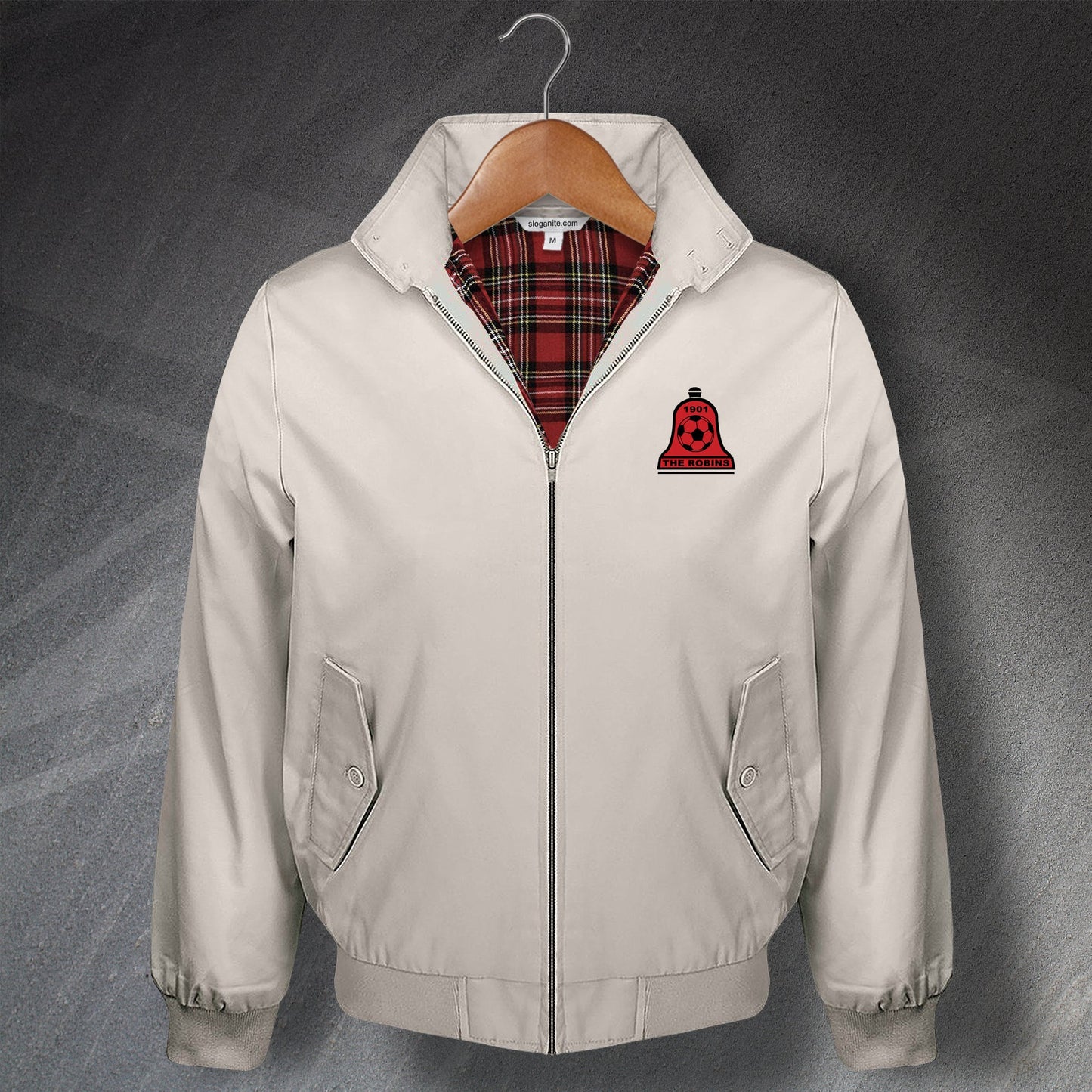 Retro Bosham Football Harrington Jacket