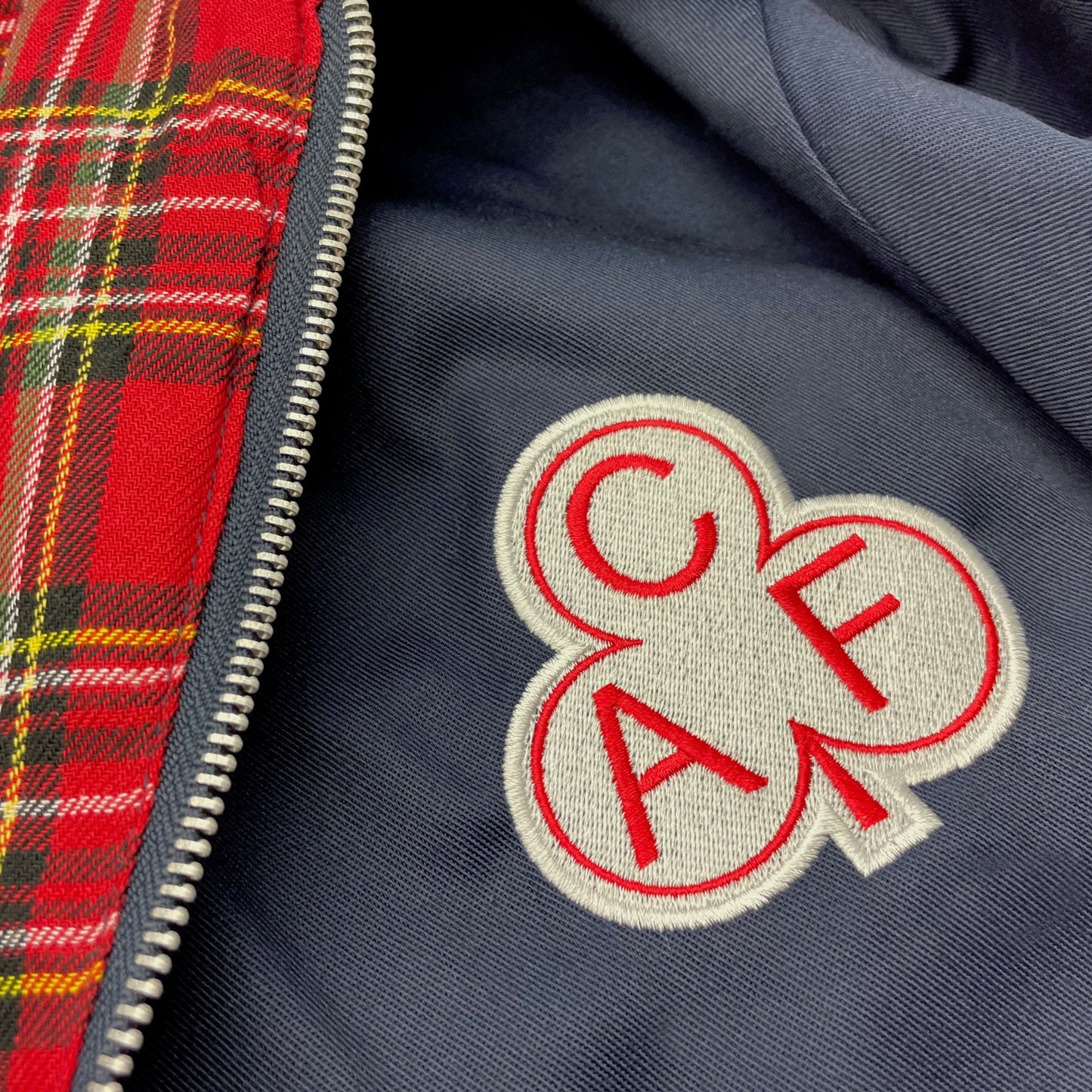 Charlton Embroidered Harrington Jacket