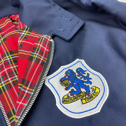 Retro Macclesfield 1968 Embroidered Harrington Jacket