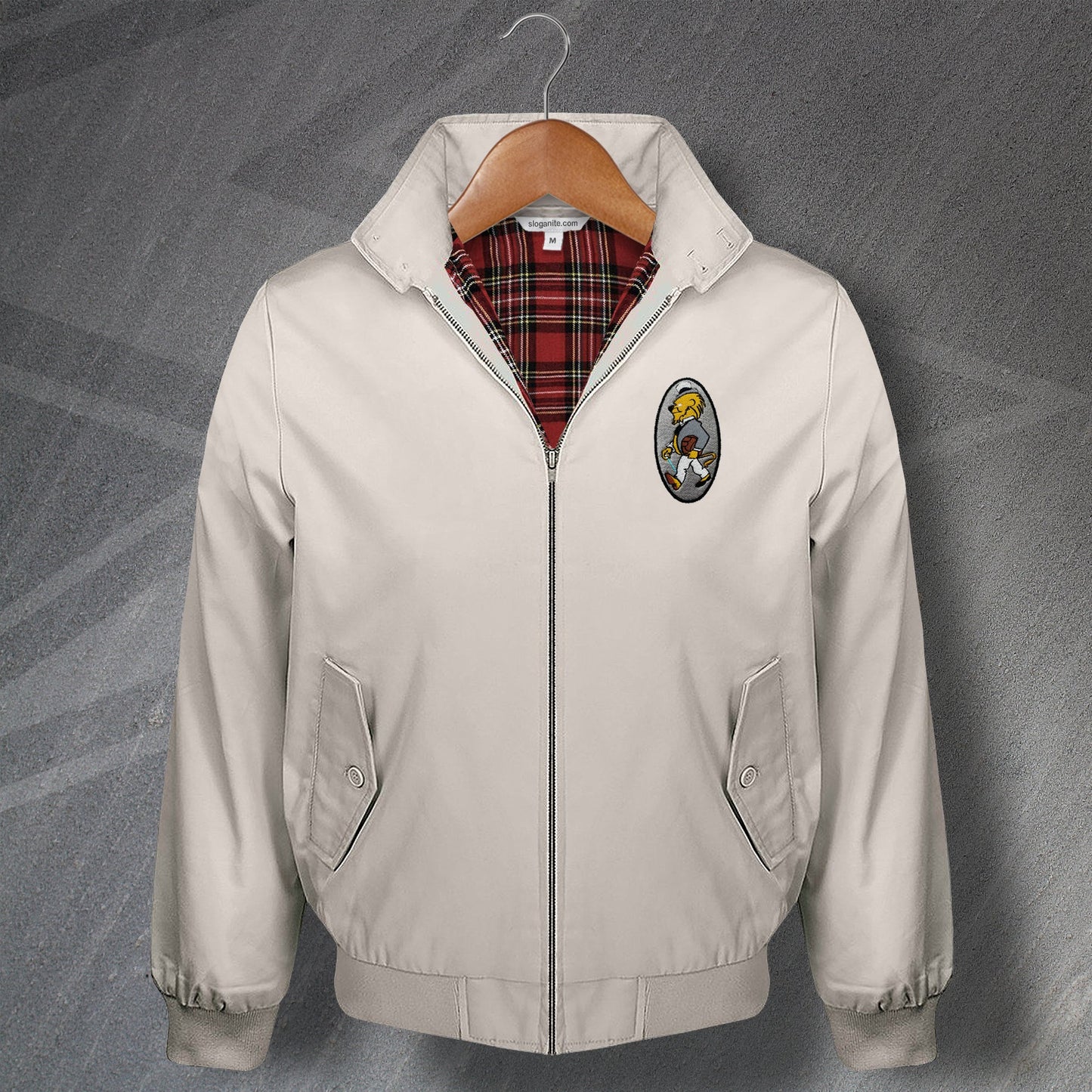 Retro Millwall 1933 Embroidered Harrington Jacket