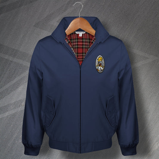 Retro Millwall 1933 Embroidered Harrington Jacket