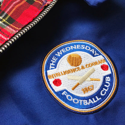 Retro The Wednesday Embroidered Classic Harrington Jacket