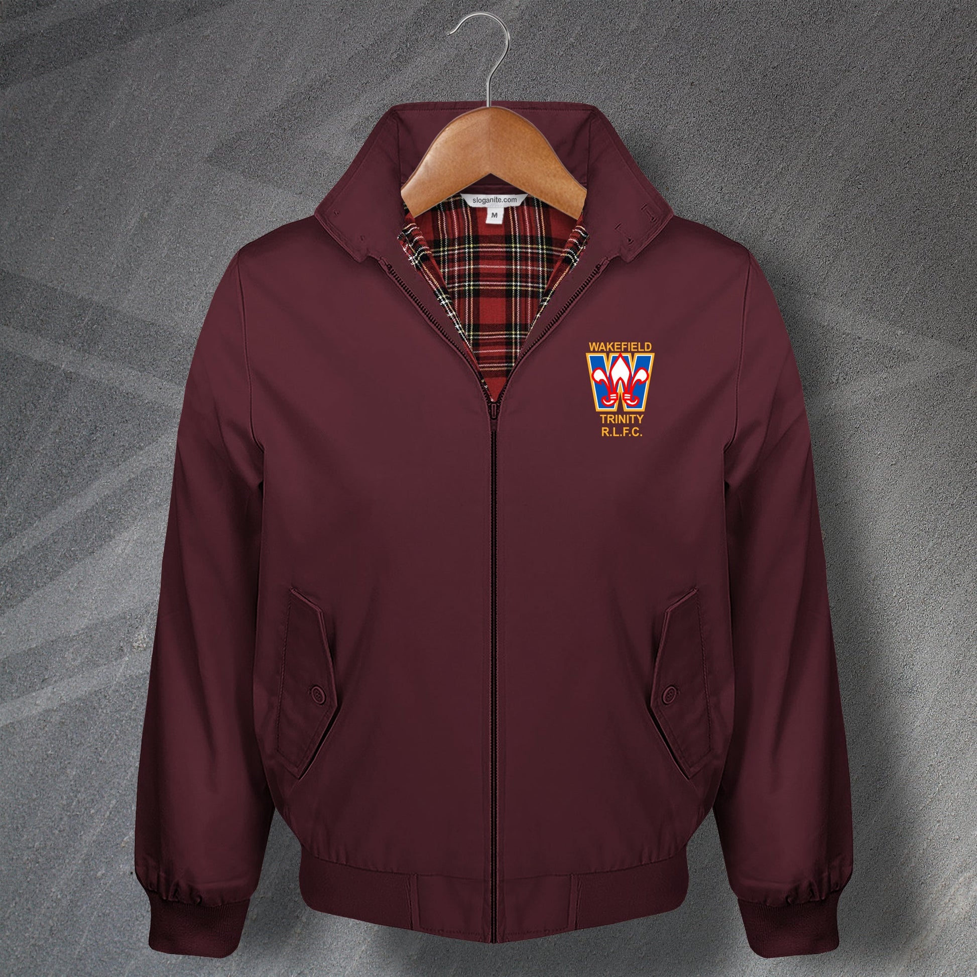 Retro Wakefield RLFC Harrington Jacket