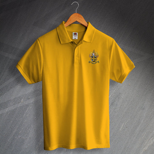 Retro Wolves Football Polo Shirt