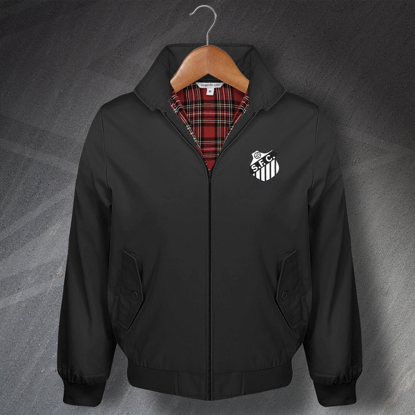 Retro Santos Football Harrington Jacket